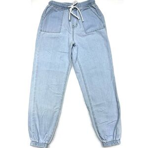 SHEIN Light Blue Kids Joggers